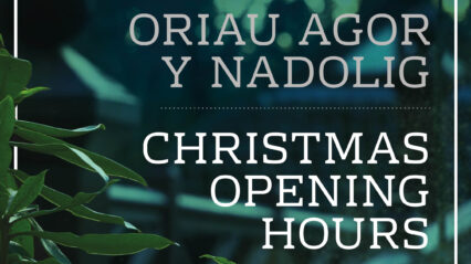 Christmas opening hours at Bryngarw Country Park